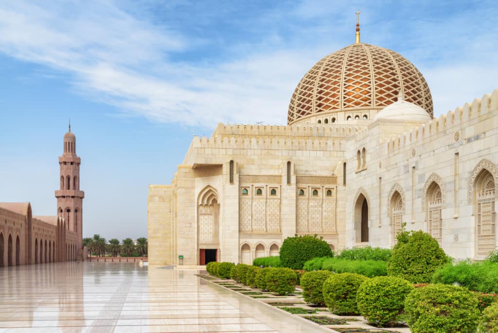 die Große Sultan-Qabus-Moschee in Oman