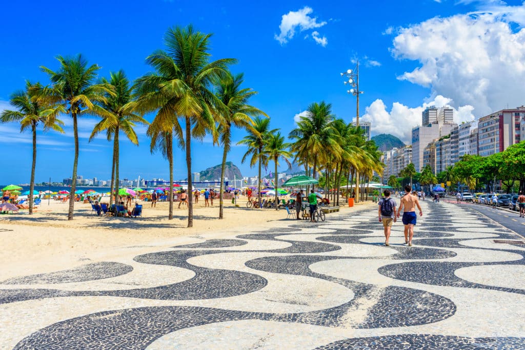 Copacabana in Rio de Janeiro