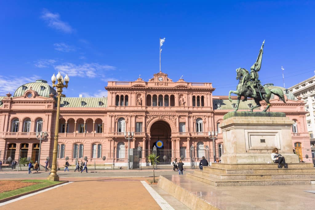 Präsidentenpalast Casa Rosada in Buenos Aires